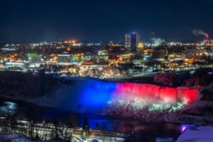 The American Falls at Niagara Falls ( from Canada)