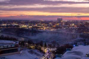 The American Falls at Niagara Falls ( from Canada)